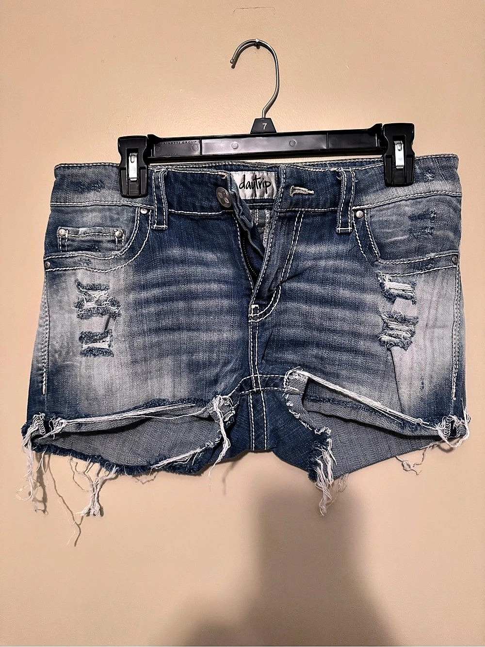 Unbranded Distressed Denim Jean Shorts Size Large